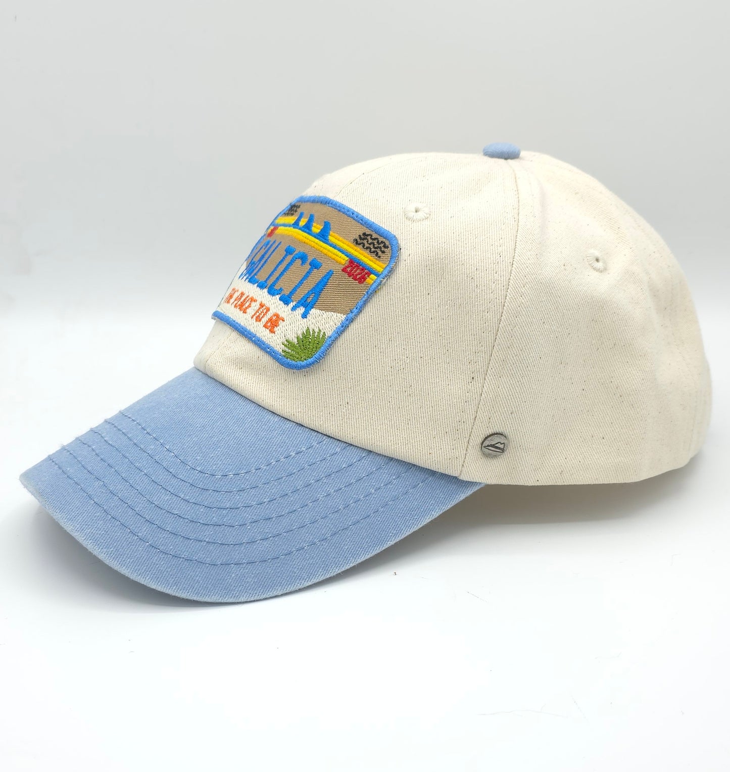 GORRA AZUL BEBÉ CON PARCHE
