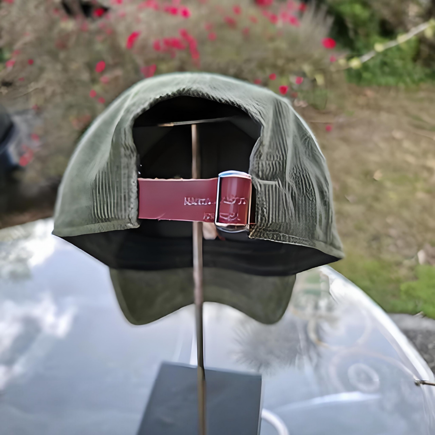 Gorra Baseball Pana Verde Botella