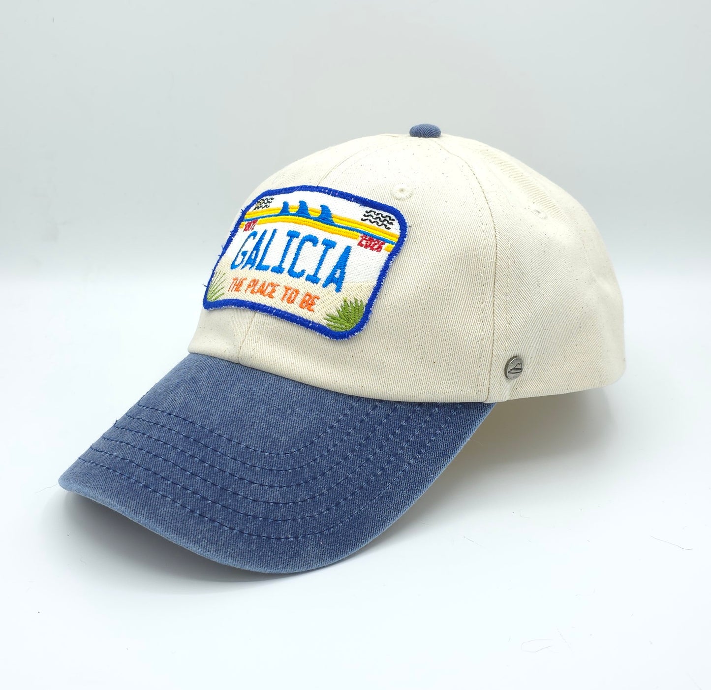 GORRA AZUL DENIM CON PARCHE