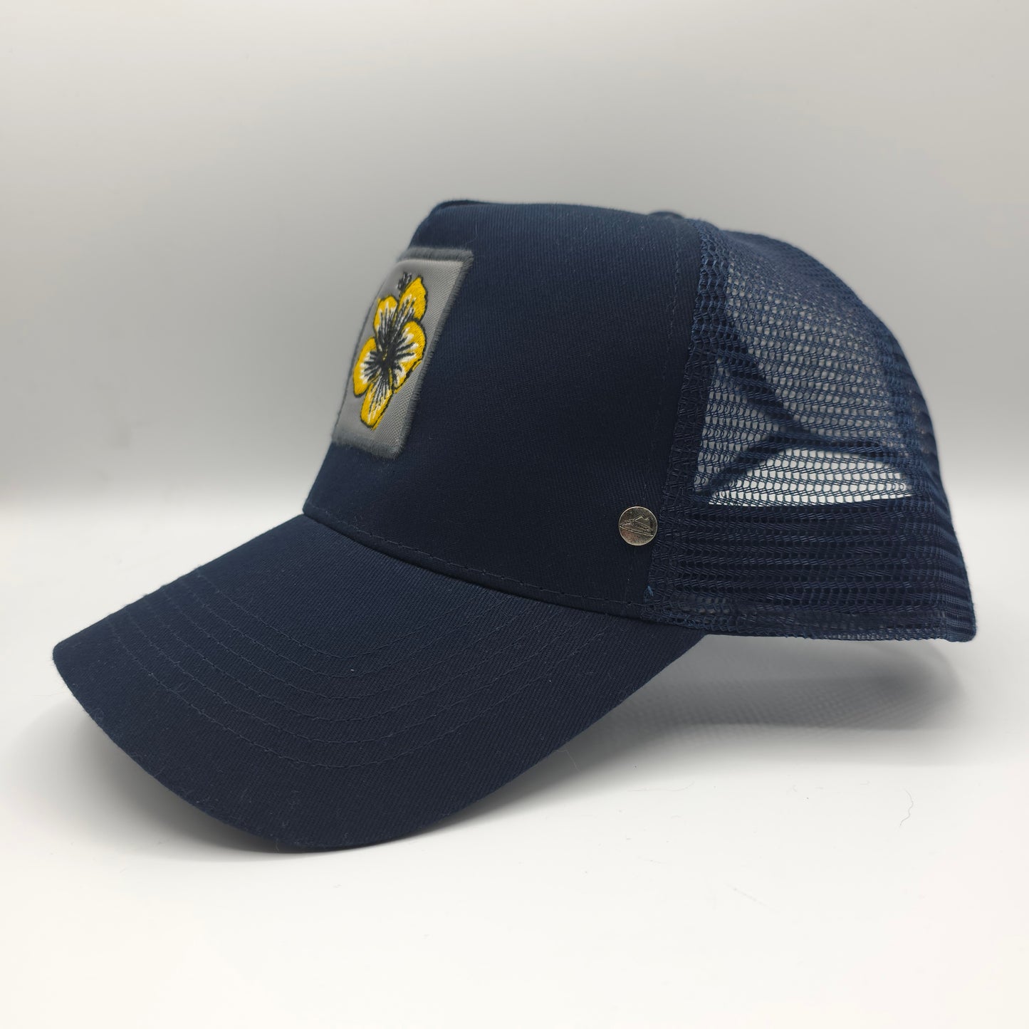 GORRA TRUCKER AZUL MARINO HIBISCO