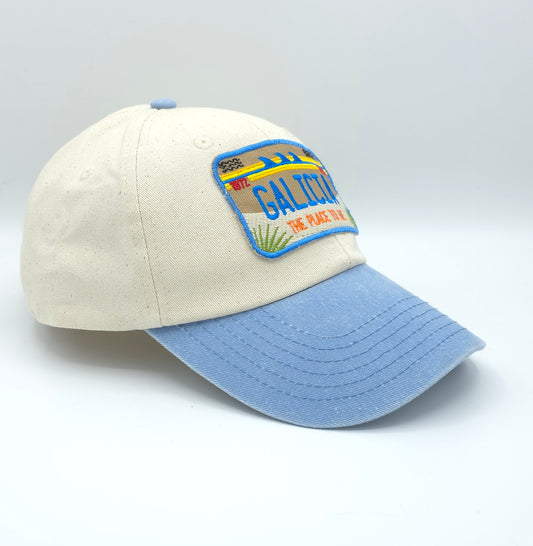 GORRA AZUL BEBÉ CON PARCHE