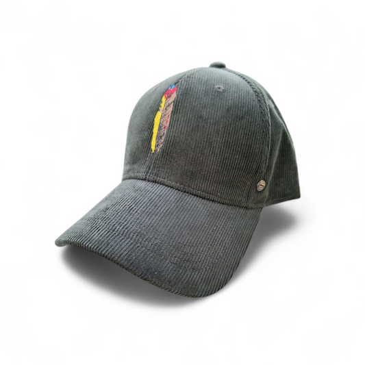 Gorra de pana pluma