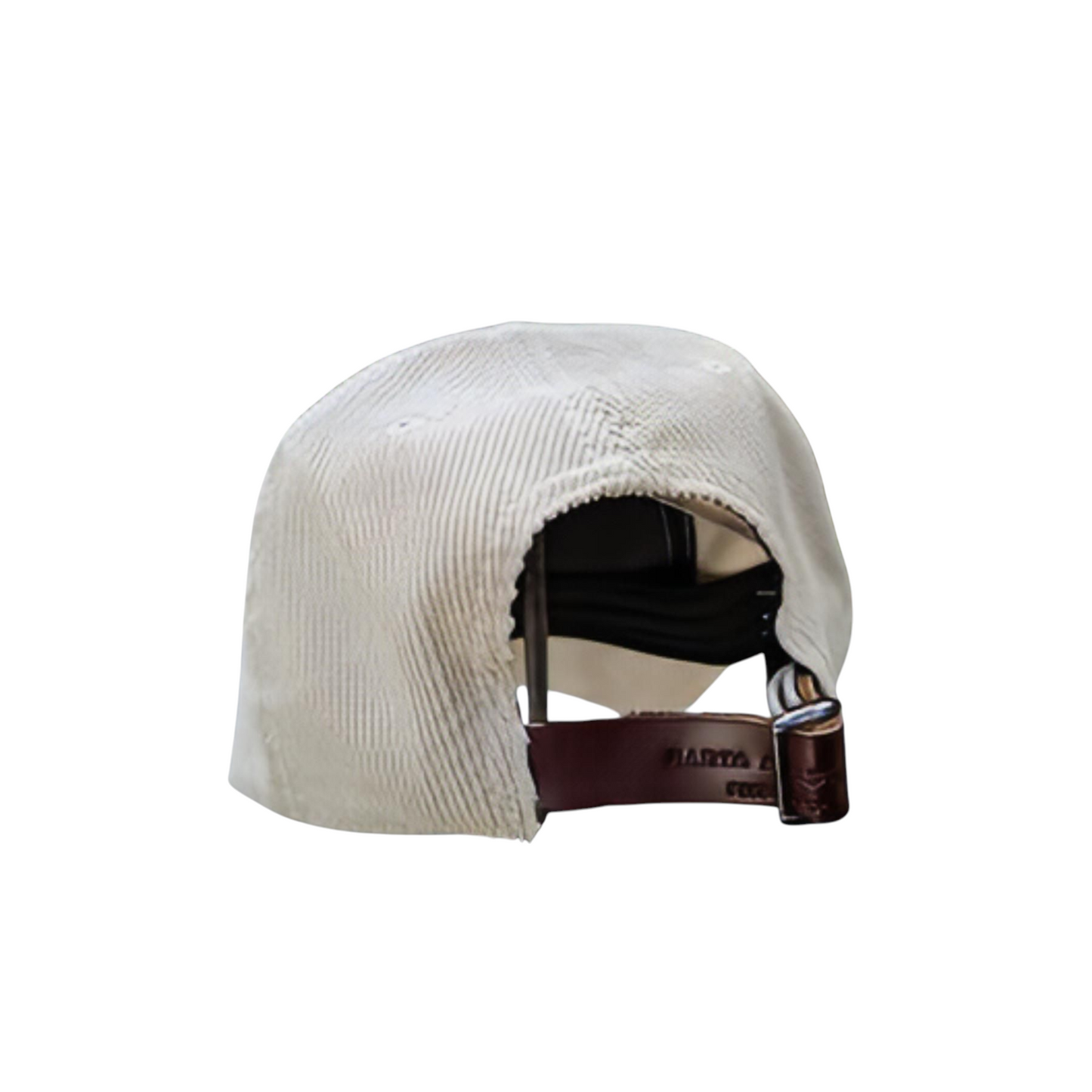 Gorra de pana pluma / Blanca