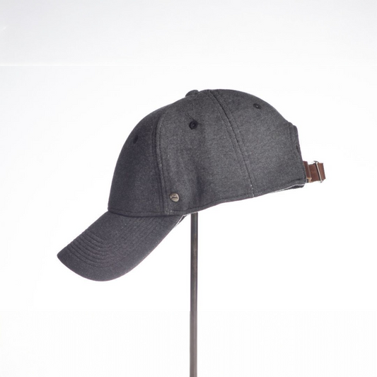 Gorra de punto gris