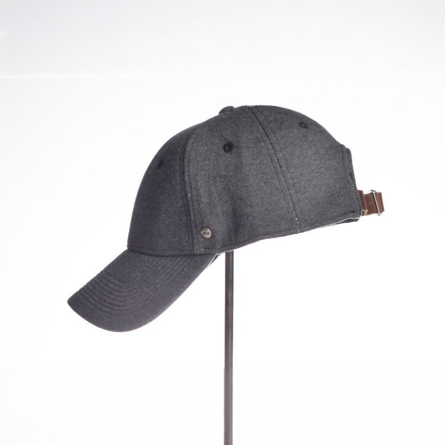 Gorra de punto gris