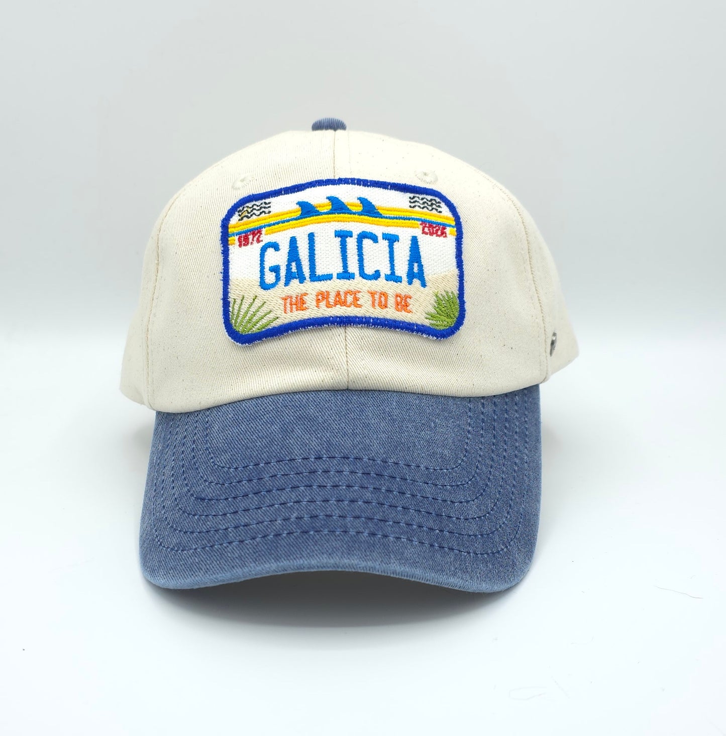 GORRA AZUL DENIM CON PARCHE