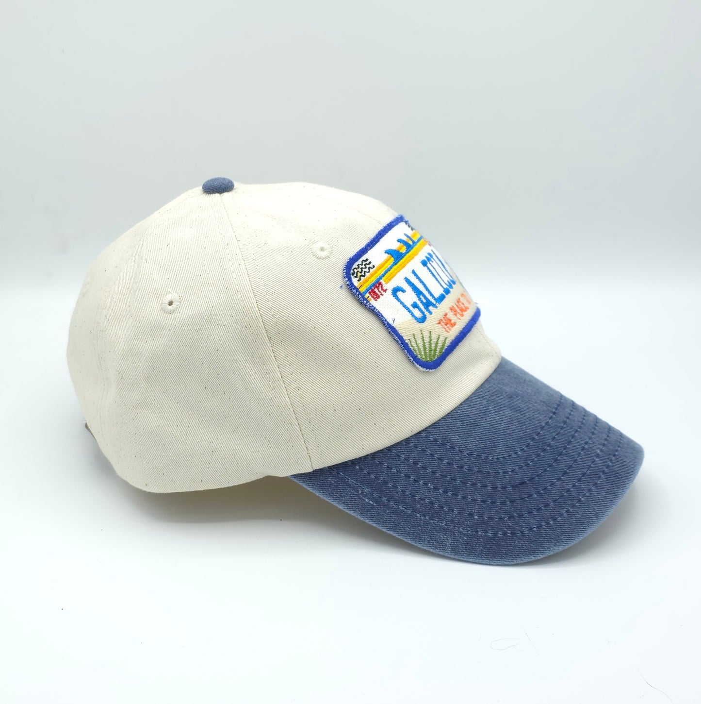 GORRA AZUL DENIM CON PARCHE